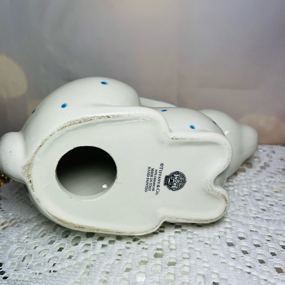 Vintage , Tiffany and Co, Bunny Money Box, Rabbit, Porcelain, Made in Italy - Picture 4 of 5